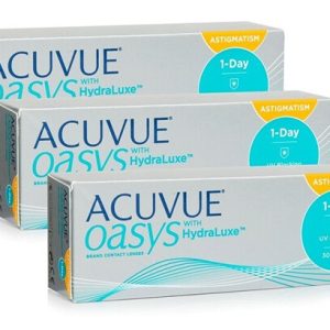 NEW! ACUVUE OASYS MAX 1-Day for ASTIGMATISM (30-lens pack)