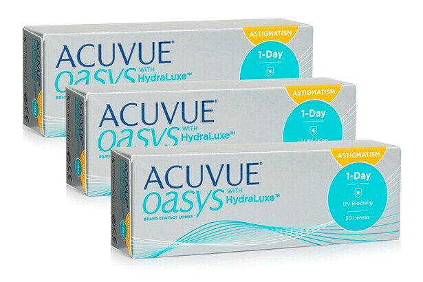 NEW! ACUVUE OASYS MAX 1-Day for ASTIGMATISM (30-lens pack)