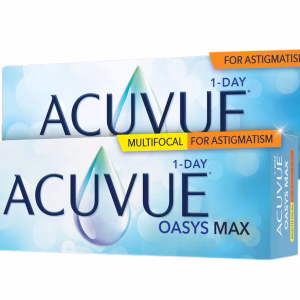 NEW! ACUVUE OASYS MAX 1-Day MULTIFOCAL for ASTIGMATISM (30-lens pack)
